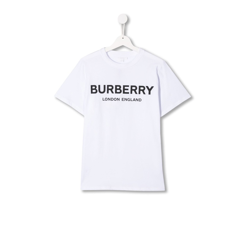 Burberry Kids Logo Print Cotton T-shirt